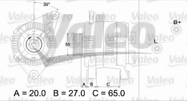 VALEO 437202 Alternator